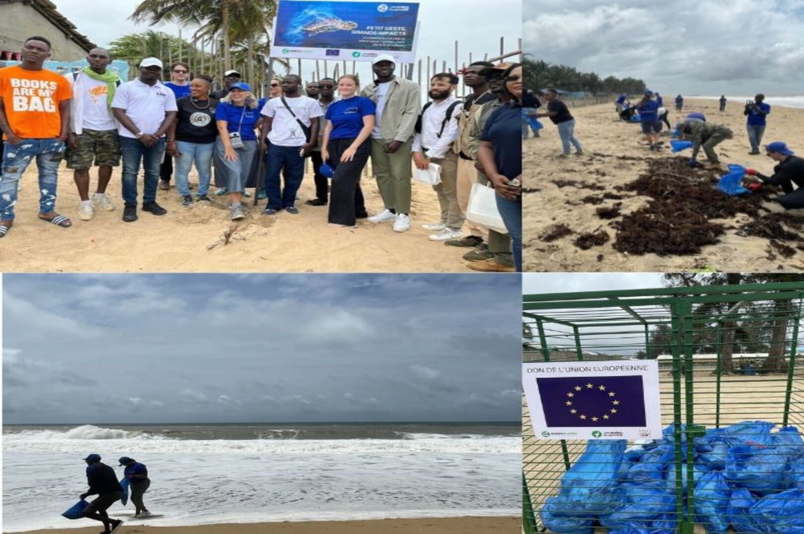 Dutch Embassy Participates in Beach Cleanup at Grand Bassam